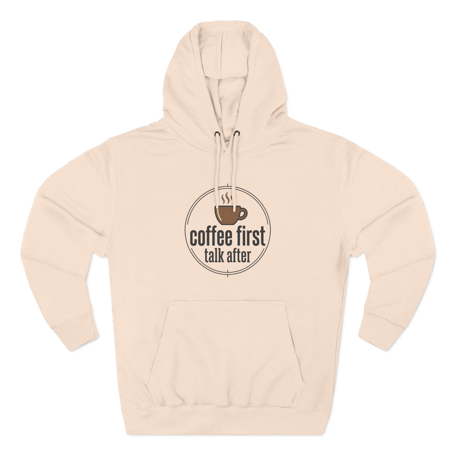 Three-Panel Fleece Hoodie