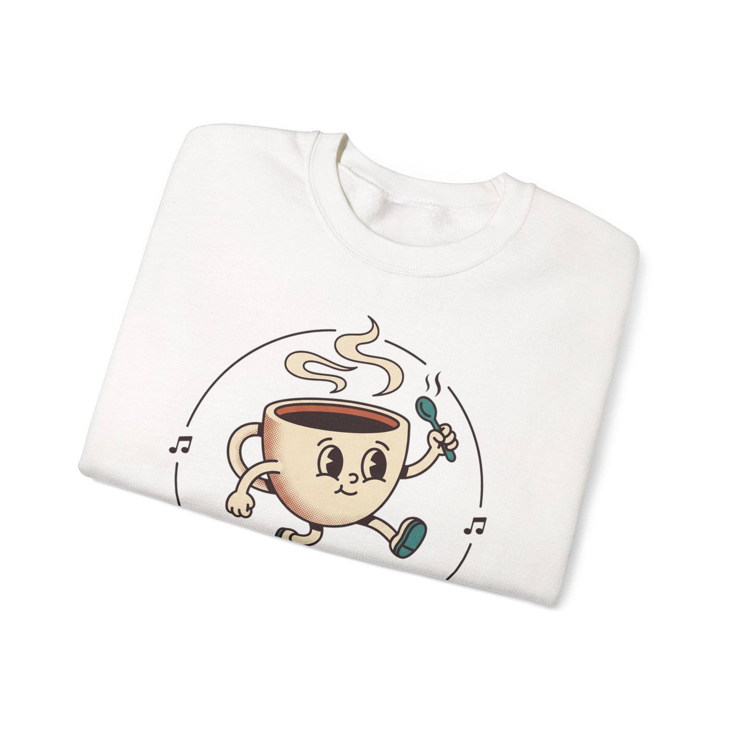 Unisex Heavy Blend™ Crewneck Sweatshirt - Caffeinated and Groovy