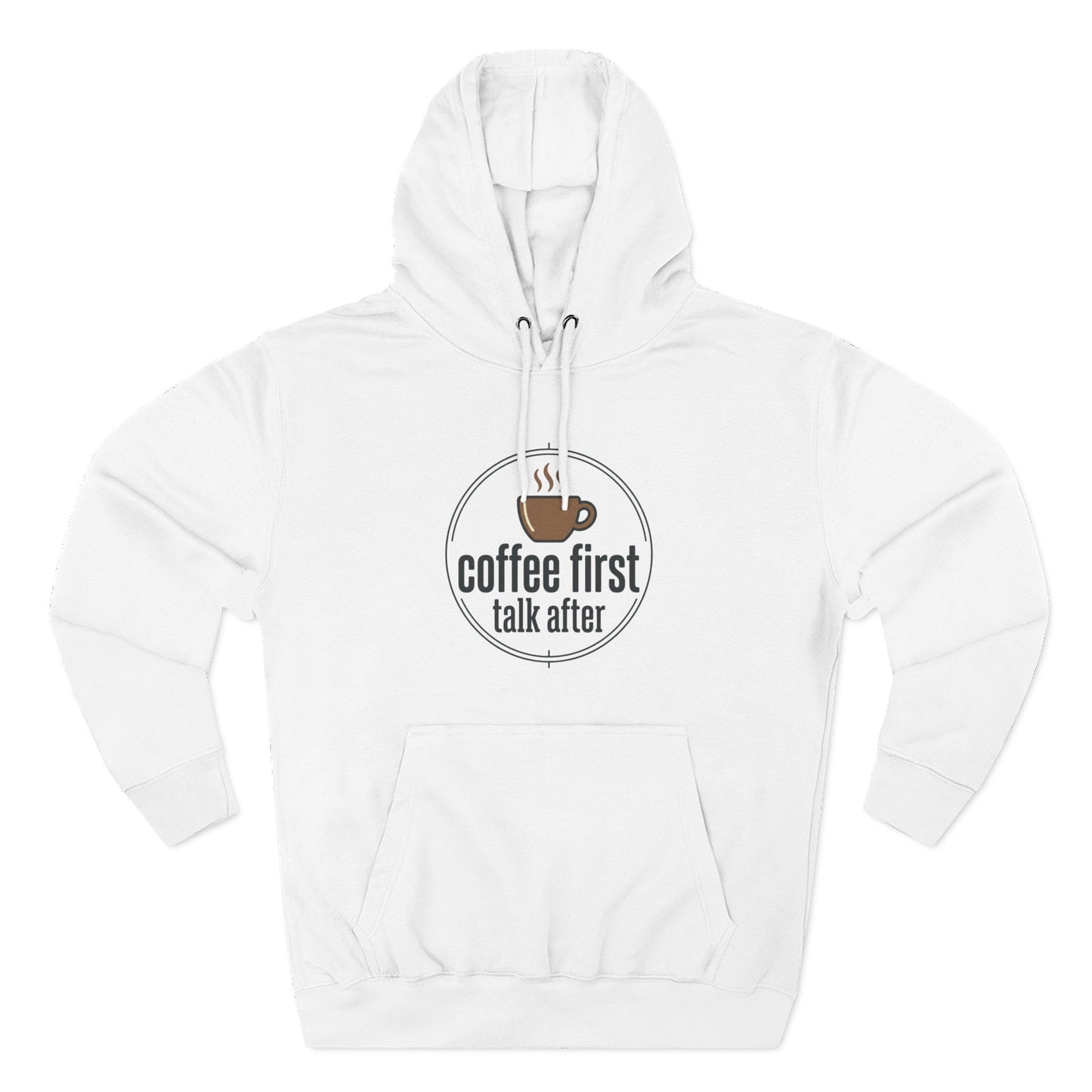 Three-Panel Fleece Hoodie