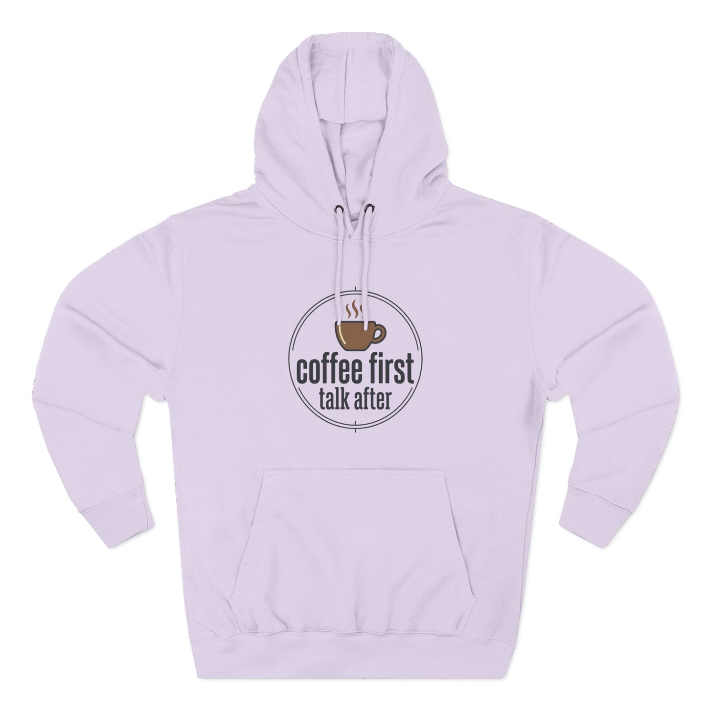 Three-Panel Fleece Hoodie