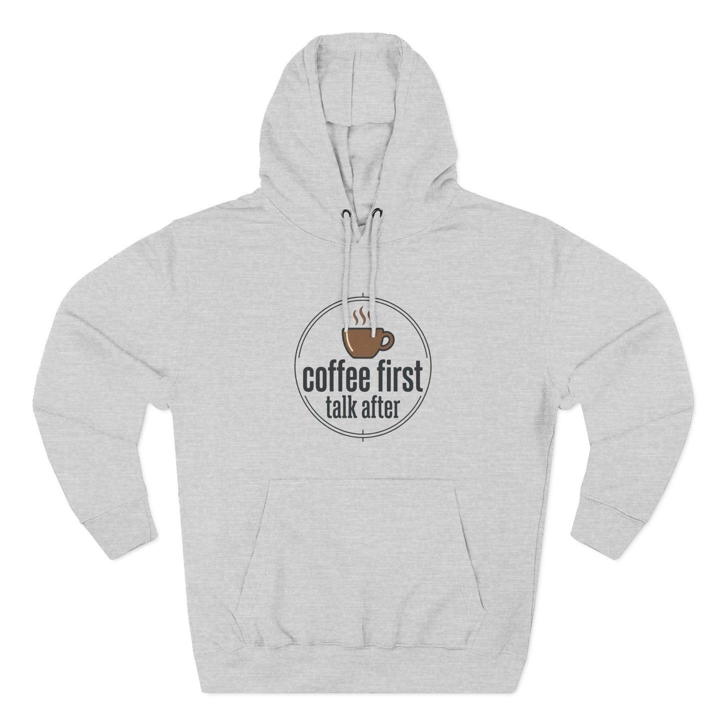 Three-Panel Fleece Hoodie